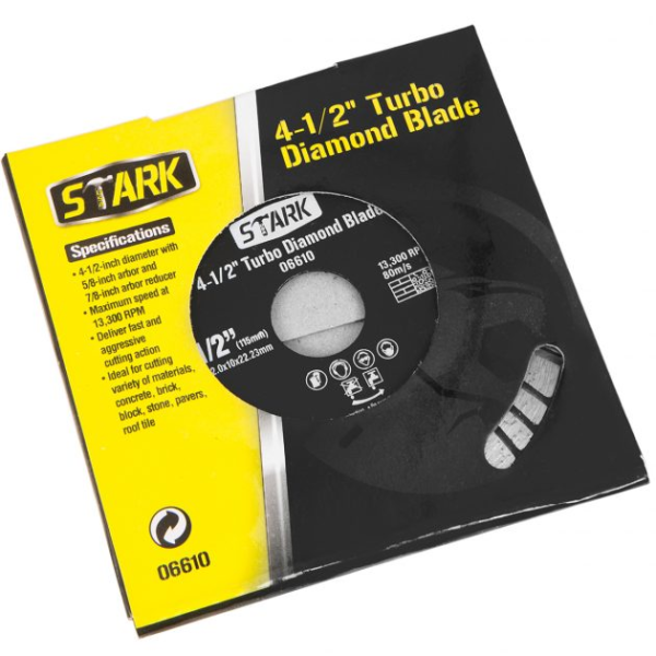 Stark 4-1/2″ Diamond Turbo Segmented Blade