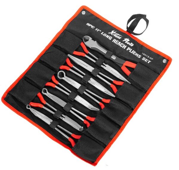 XTREME POWER US 9pcs 11 Inch Long Reach Plier Set