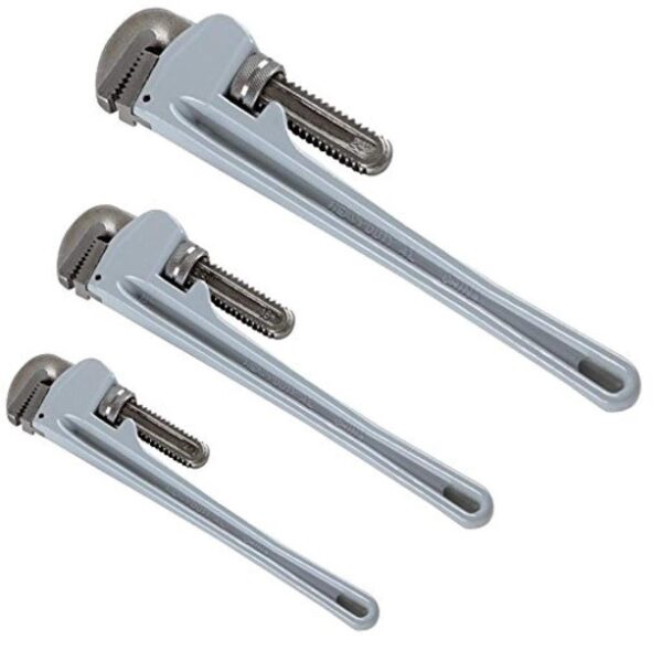 ATE PRO.USA 3pc Aluminum Pipe Wrench