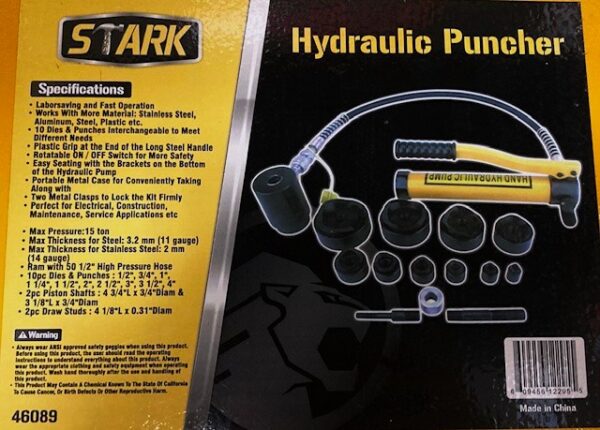 STARK USA Hydraulic Puncher