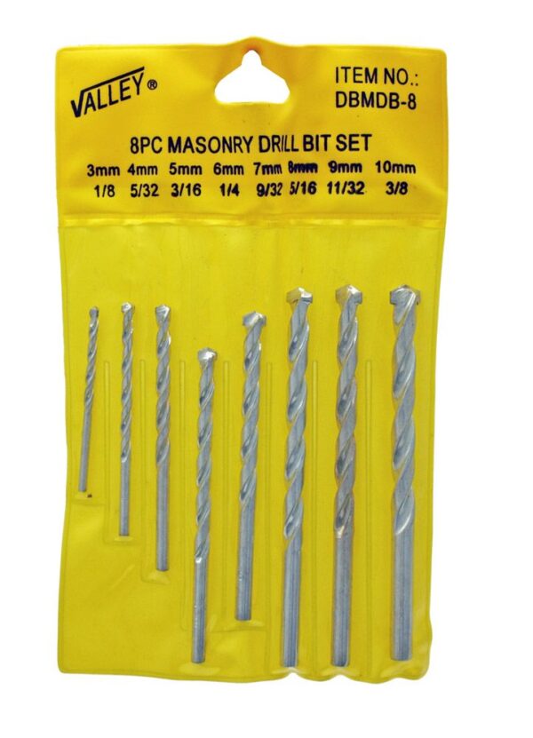 VALLEY 5pc Masonry Drill Bit Set