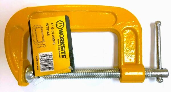 WORKSITE TOOLS & EQUIPMENT 4″ G Clamp