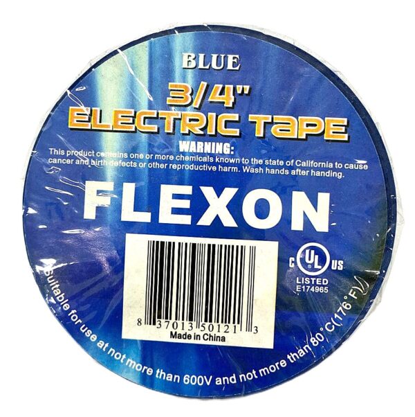 FLEXON Electrical Tape – 3/4″ – Blue