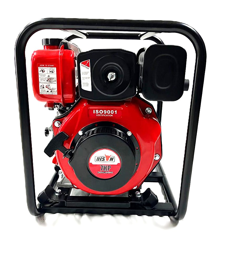 BS80B-3 BISON 3″ Diesel Trash Water Pump – Model: BS80B