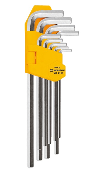 WT2151 WORKSITE TOOLS & EQUIPMENT 9pc Hex Wrench Set – Metric
