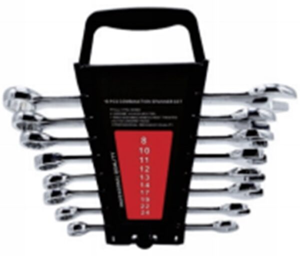 SRUNV AUTO TOOLS 8pc Combination Wrench Set
