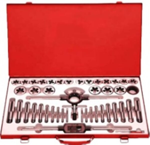 45pc Machined Tap and Die Set – HSS – Metric